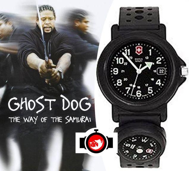 actor Forest Whitaker spotted wearing a Victorinox 24242