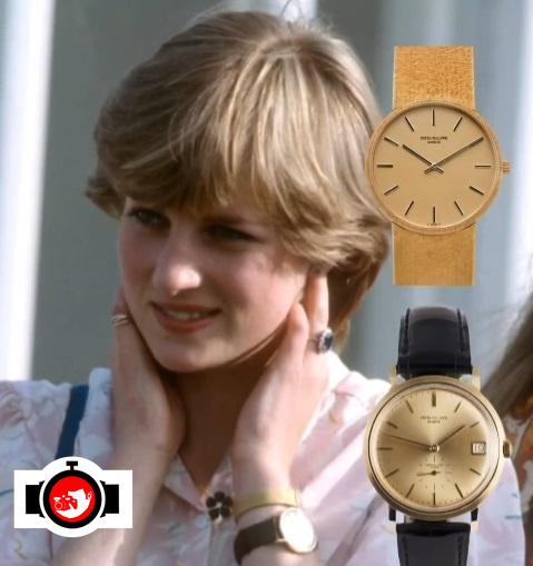royal Diana Frances Spencer spotted wearing a Patek Philippe 