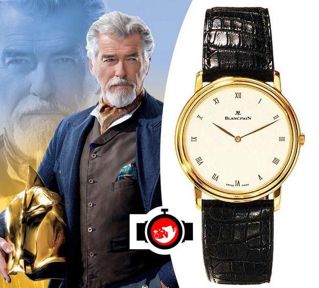 Pierce Brosnan's Gold Blancpain Villeret - A Timeless Classic
