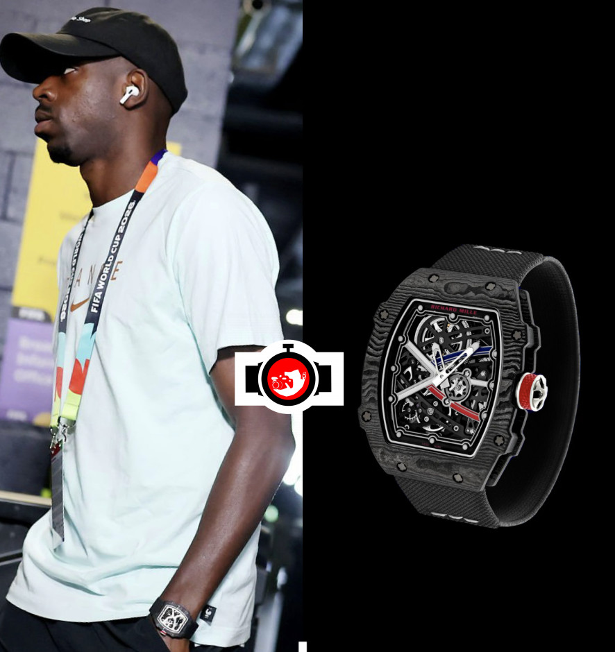 footballer Ousmane Dembélé spotted wearing a Richard Mille RM 67-02