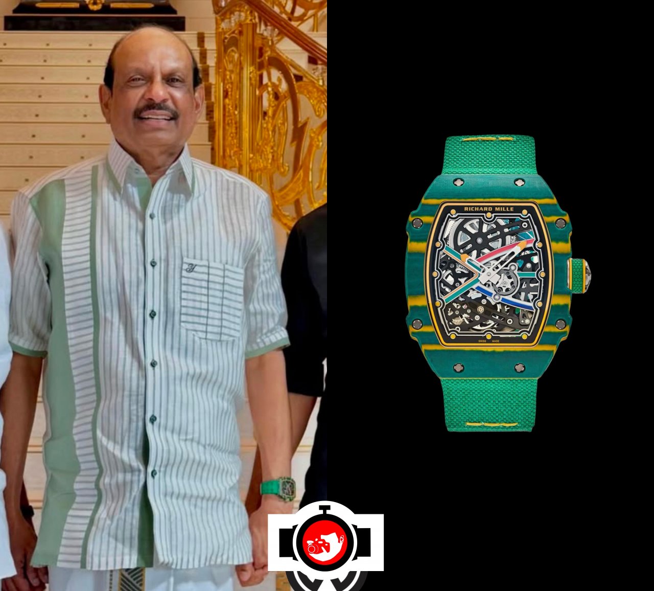 entrepreneur Youssef Ali spotted wearing a Richard Mille RM 67-02