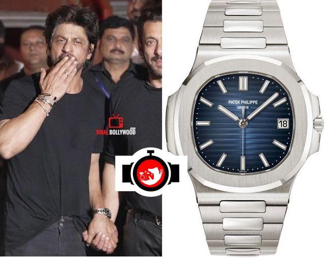 actor Shah Rukh Khan spotted wearing a Patek Philippe 5811/1G