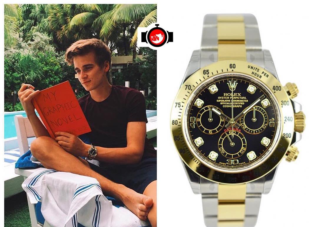 youtuber Joe Sugg spotted wearing a Rolex 116523