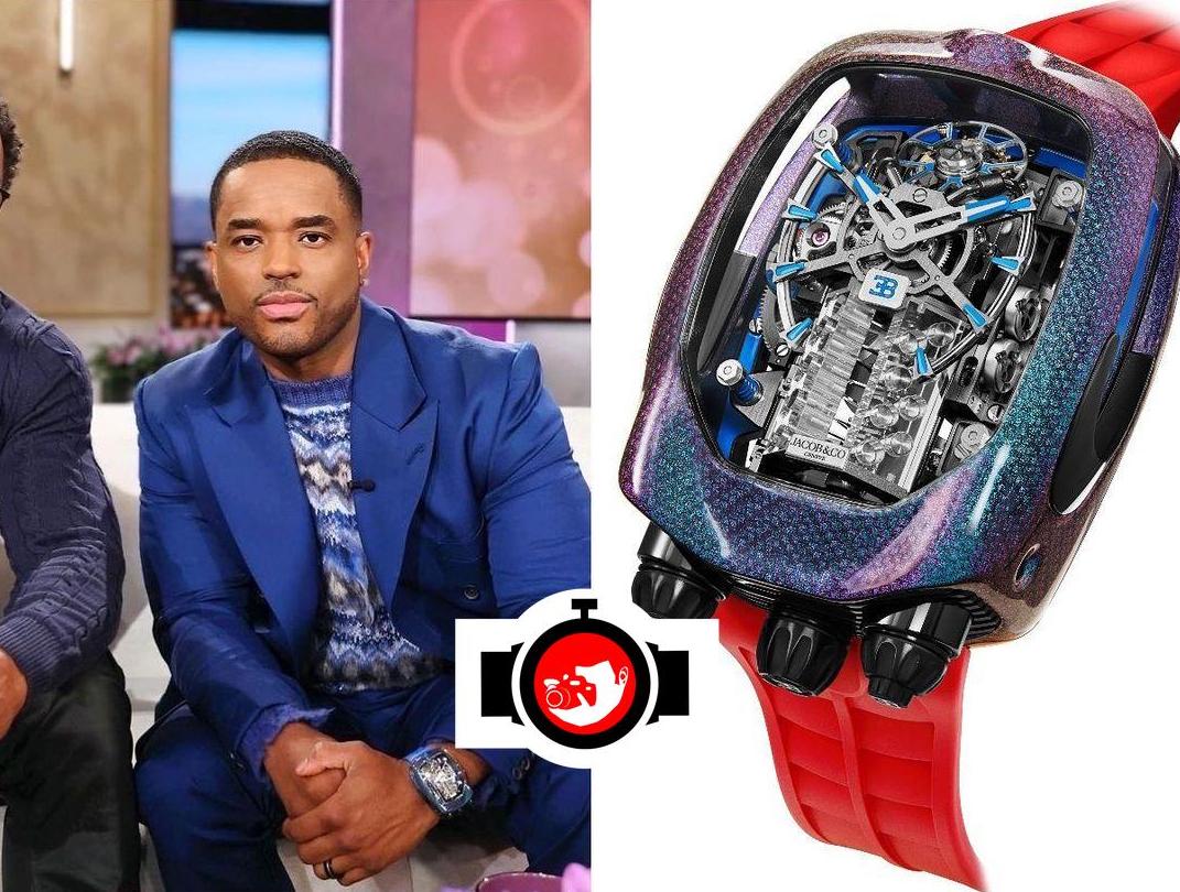 actor Larenz Tate spotted wearing a Jacob & Co 