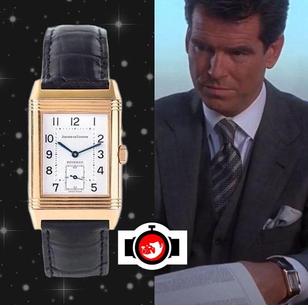 actor Pierce Brosnan spotted wearing a Jaeger LeCoultre 270.25.4