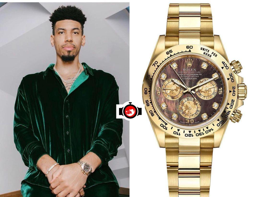 A Look into Danny Green's Exquisite Watch Collection: The 18K Yellow Gold Rolex Daytona With a Mother of Pearl Dial