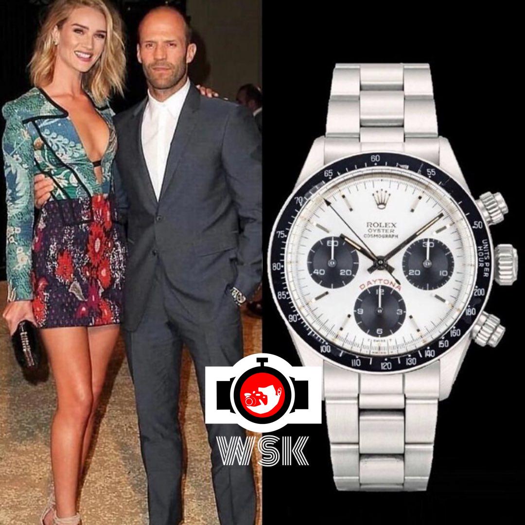 actor Jason Statham spotted wearing a Rolex 6263