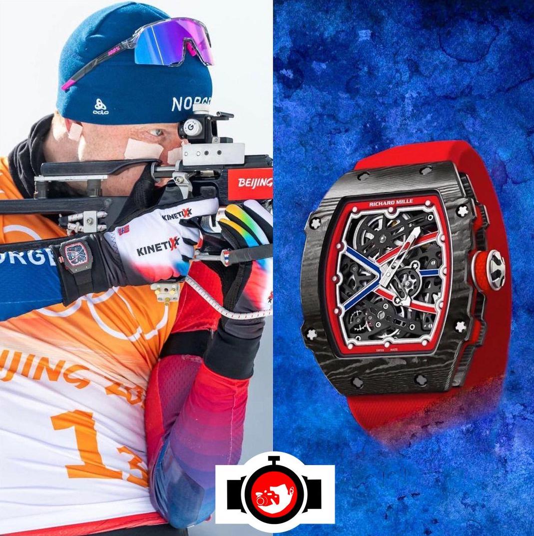 athlete Johannes Thingnes Bø spotted wearing a Richard Mille RM 67-02