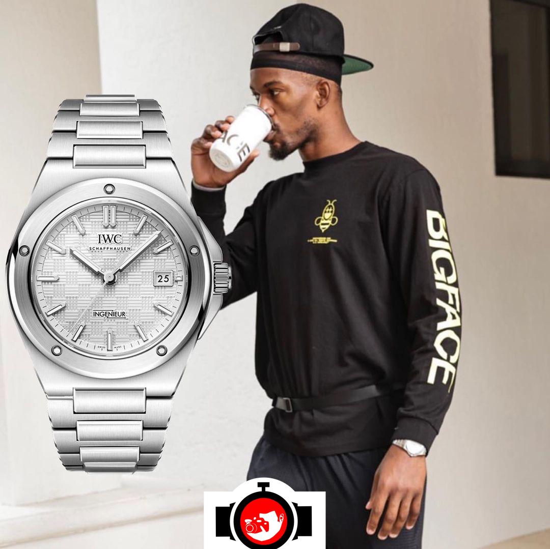 basketball player Jimmy Butler spotted wearing a IWC IW328902