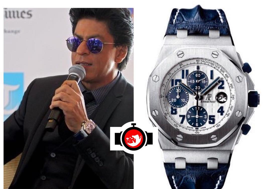 actor Shah Rukh Khan spotted wearing a Audemars Piguet 26170ST.OO.D305CR.01