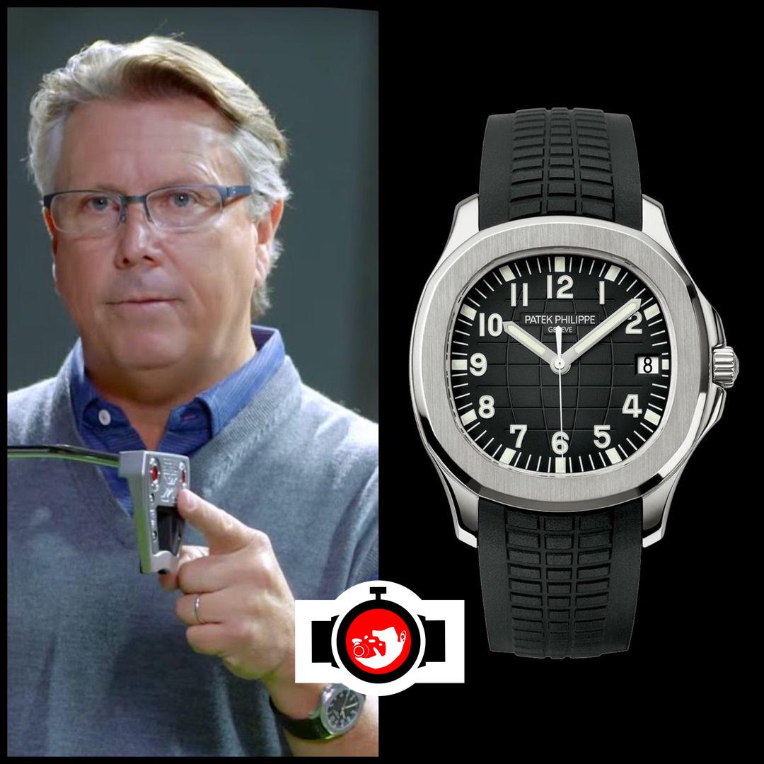 golfer Don Scotty Cameron spotted wearing a Patek Philippe 5167A