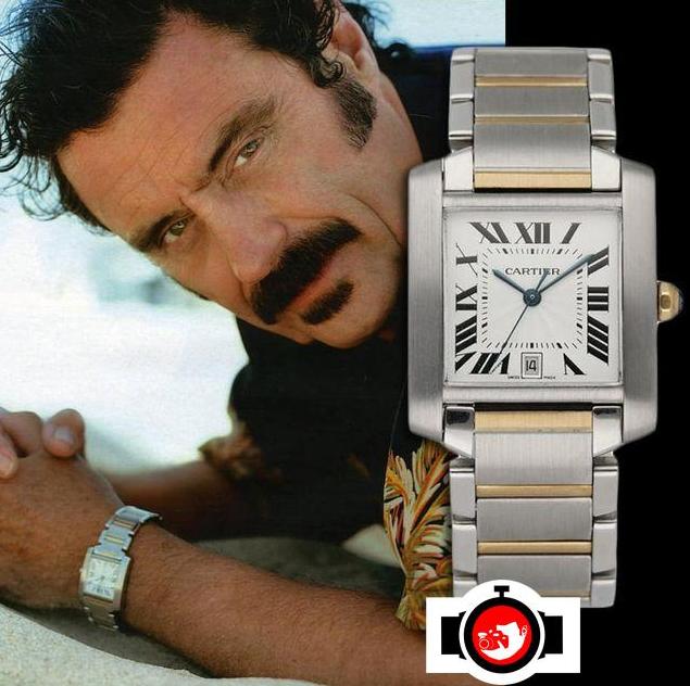 Ian McShane's Dazzling Watch Collection: The Cartier Tank Francaise Two Tone