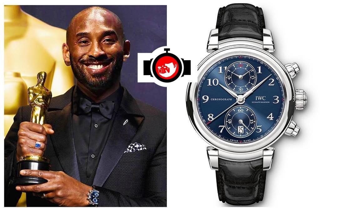 basketball player Kobe Bryant spotted wearing a IWC IW393402
