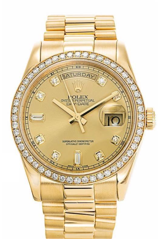 Rolex 118348 celebrities