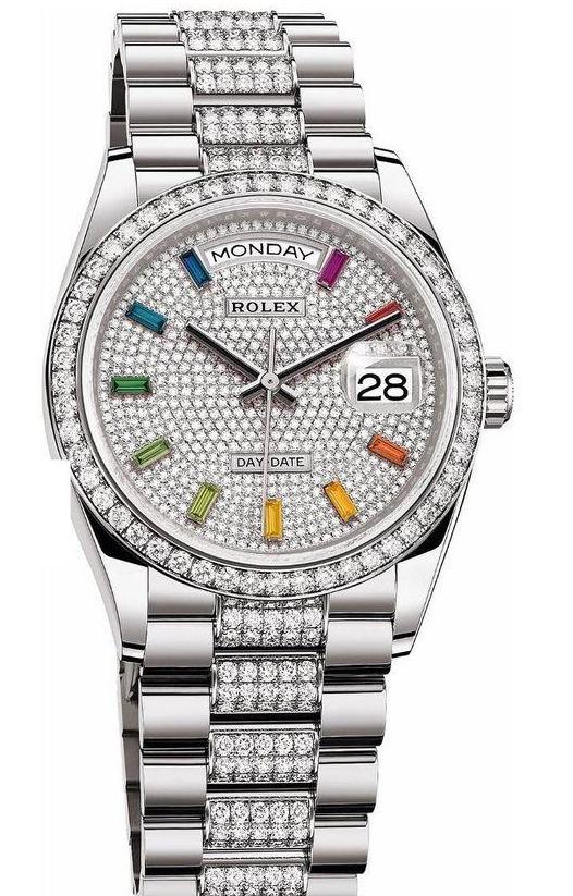 Rolex 128349RBR celebrities