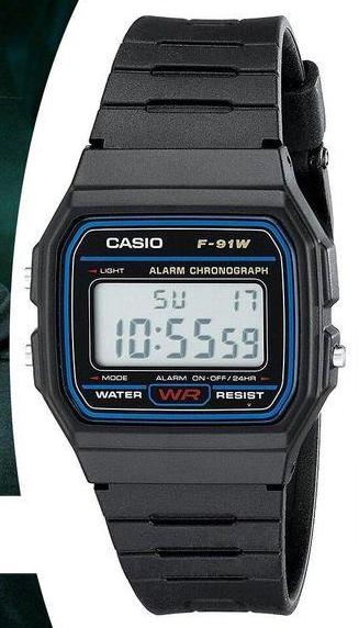 Casio F91W celebrities