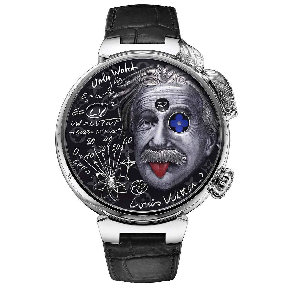 Louis Vuitton Tambour Einstein Automata celebrities