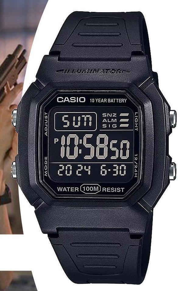 Casio W800H-1BV celebrities